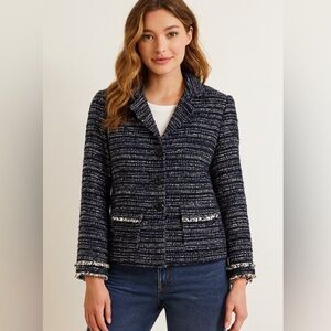 Ann Taylor Channel Style Blazer size 4